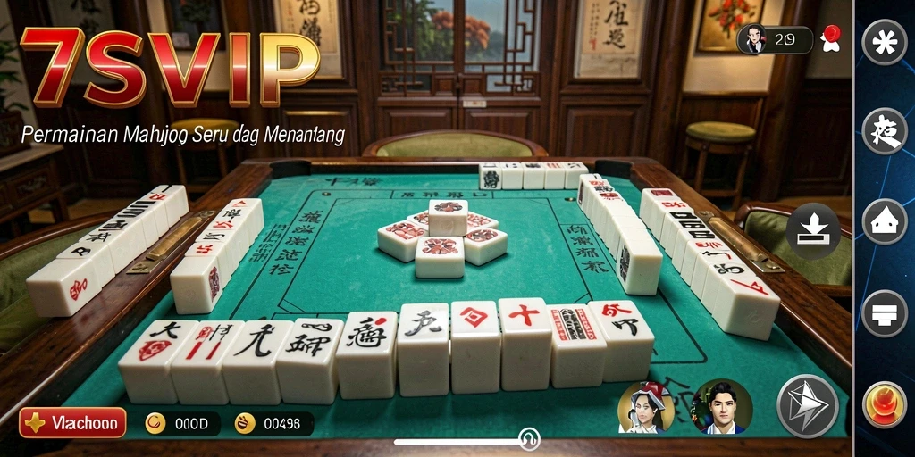 Tampilan menarik gameplay <strong>Mahjong</strong> dalam <strong>7SVIP</strong> yang menantang.
