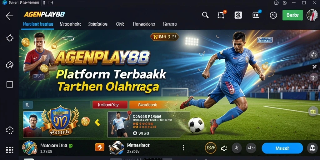 Tampilan gameplay AGENPLAY88 yang menarik dan interaktif untuk sportsbook.