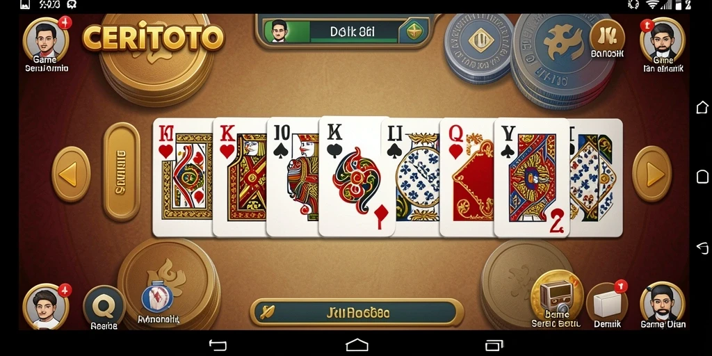 Gameplay CERITOTO menampilkan momen seru bermain Domino.