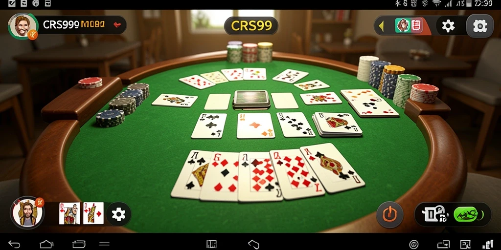 Tangkapan layar gameplay Gaple yang seru dan interaktif.