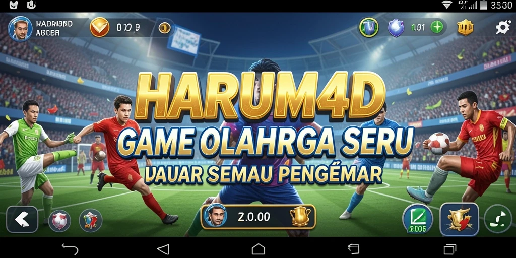 Tampilan gameplay yang menarik dan penuh aksi di HARUM4D.