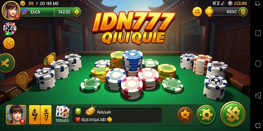 Tampilan gameplay QiuQiu yang menarik di IDN777.