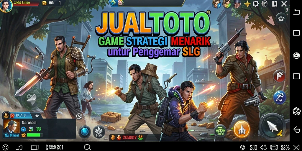 Tampilan gameplay JUALTOTO yang menarik dan dinamis.