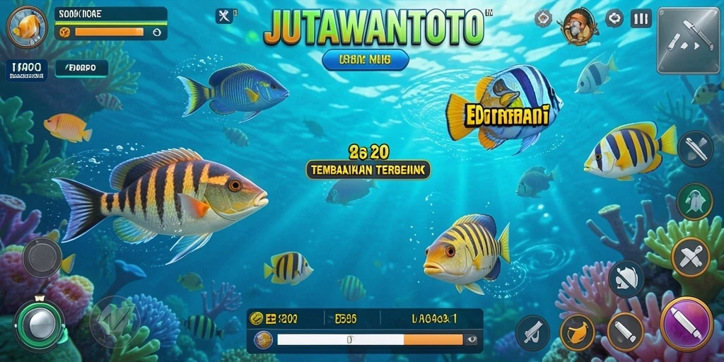 Tampilan gameplay JUTAWANTOTO yang mendebarkan dan penuh warna.
