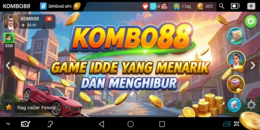 Tampilan gameplay <strong>KOMBO88</strong> yang seru dan mengasyikkan di layar.