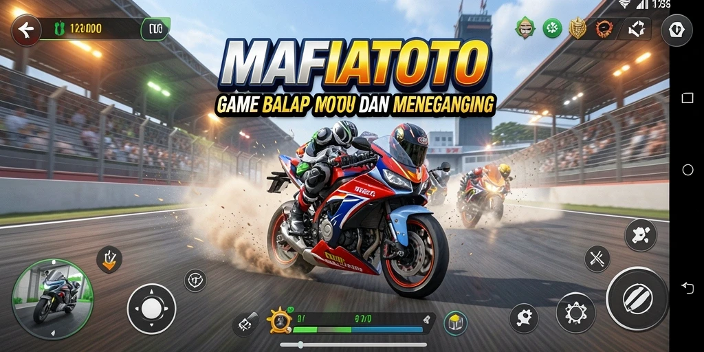 Gameplay seru balap motor MAFIATOTO dengan grafis memukau.