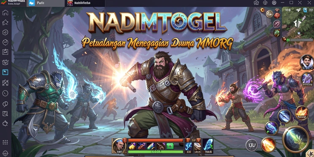 Screenshot gameplay NADIMTOGEL menampilkan aksi seru dalam dunia MMORPG.
