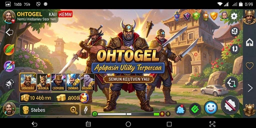 Tampilan UI intuitif dari OHTOGEL untuk kemudahan penggunaan.