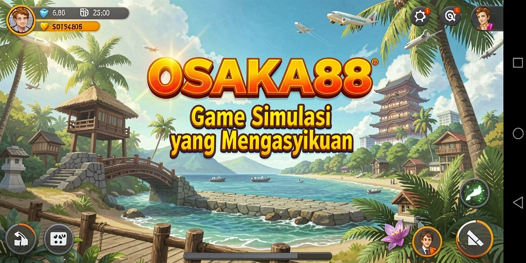 Screenshot gameplay OSAKA88 menampilkan pengalaman simulasi yang mendalam dan interaktif.
