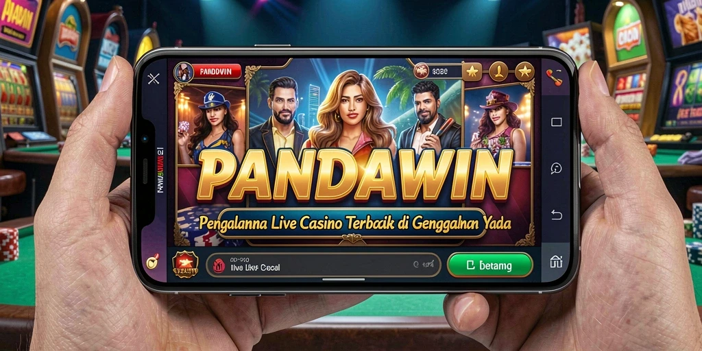 Screenshot gameplay <strong>PANDAWIN</strong> menampilkan suasana kasino langsung yang mendebarkan.