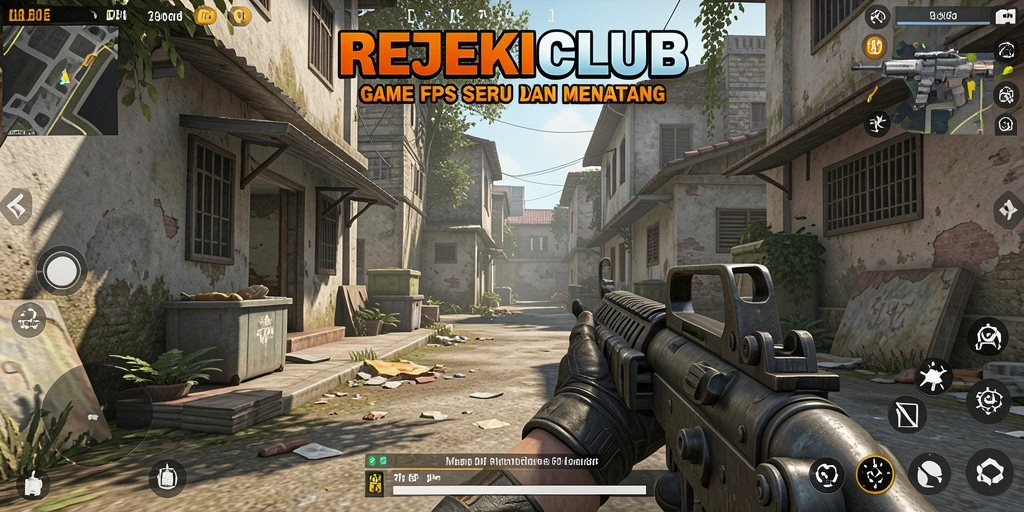 Tampilan aksi seru dalam gameplay <strong>REJEKICLUB</strong> yang menegangkan.