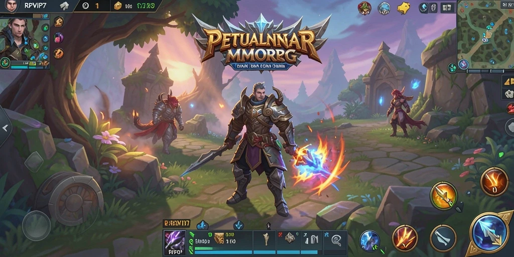 Tampilan gameplay RPVIP7 yang menegangkan dan imersif dalam petualangan MMORPG.