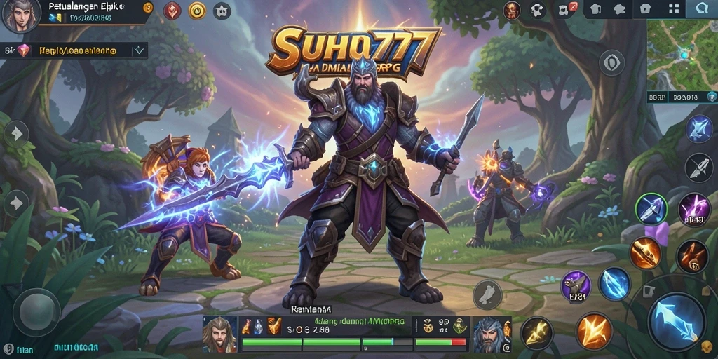 Tampilan gameplay SUHU777 yang menakjubkan dalam dunia MMORPG.