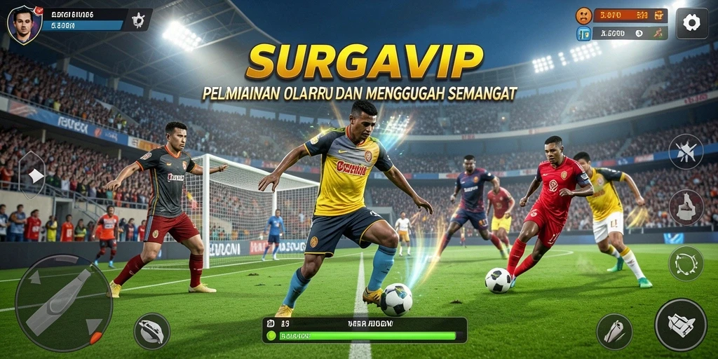 Tampilan gameplay SURGAVIP yang seru dan mengasyikkan dalam olahraga.
