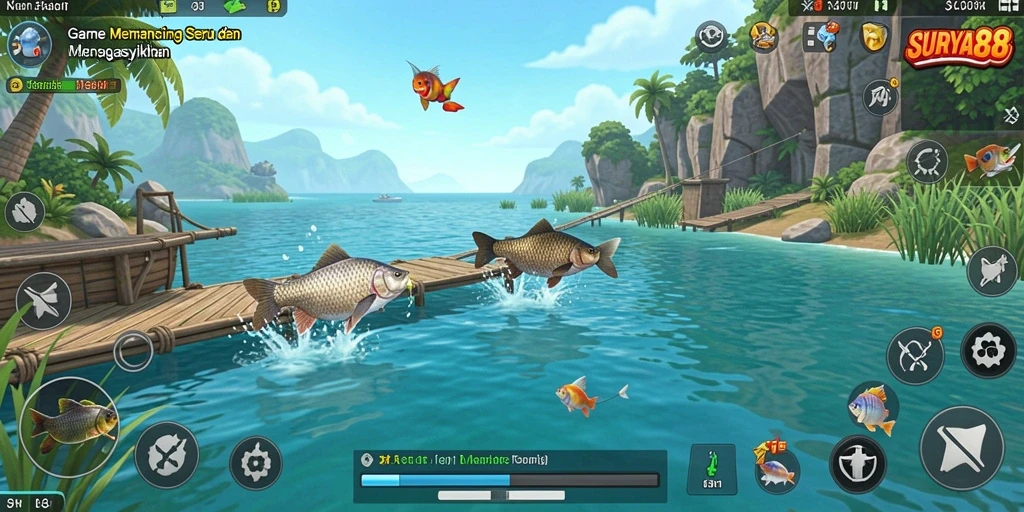 Gameplay memancing seru dan menantang di SURYA88